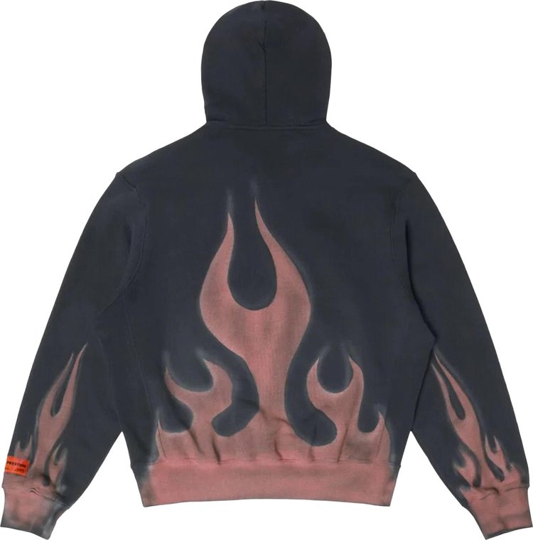 Heron Preston Heron Times Flames Hoodie Black