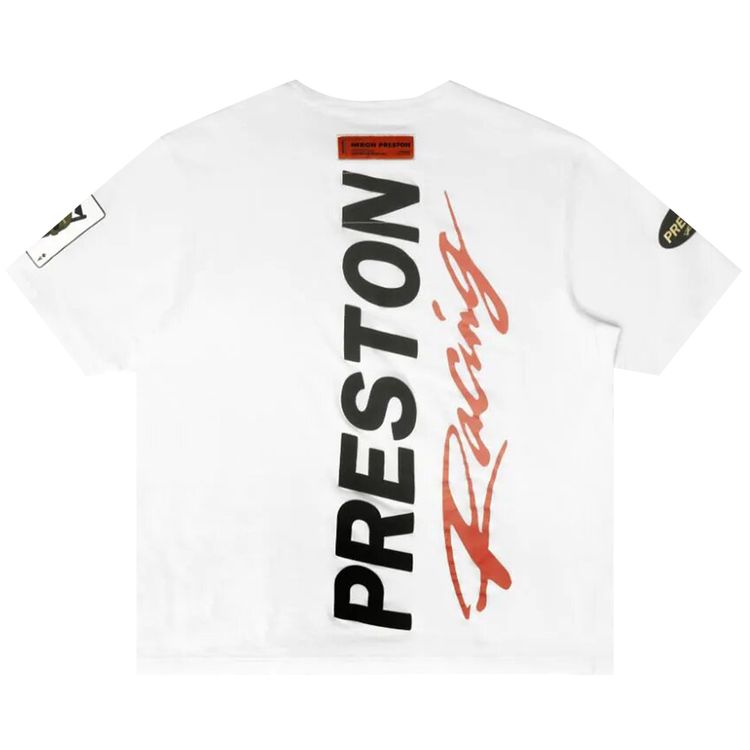 Heron Preston Preston Racing T Shirt White