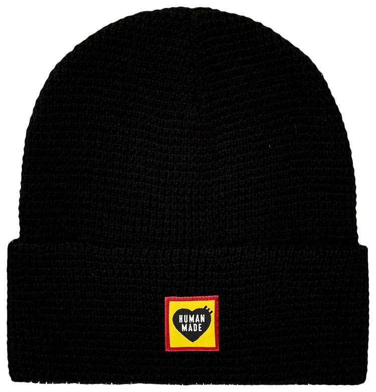 Human Made Waffle Beanie Black