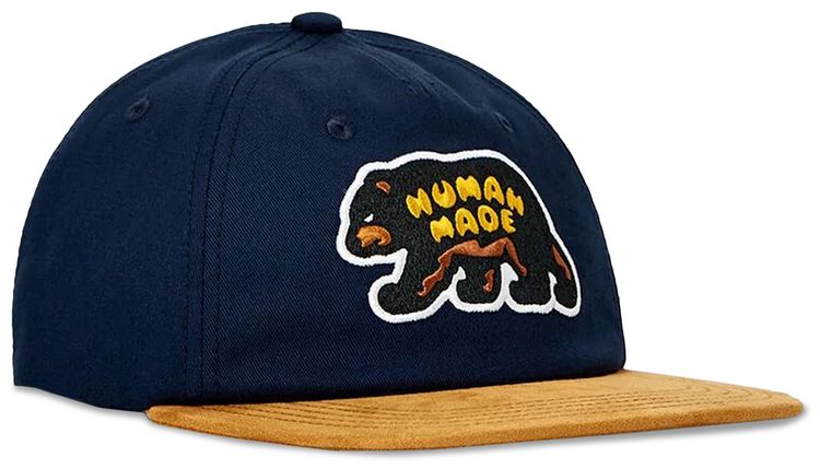 Human Made 5 Panel Twill Cap 2 Navy