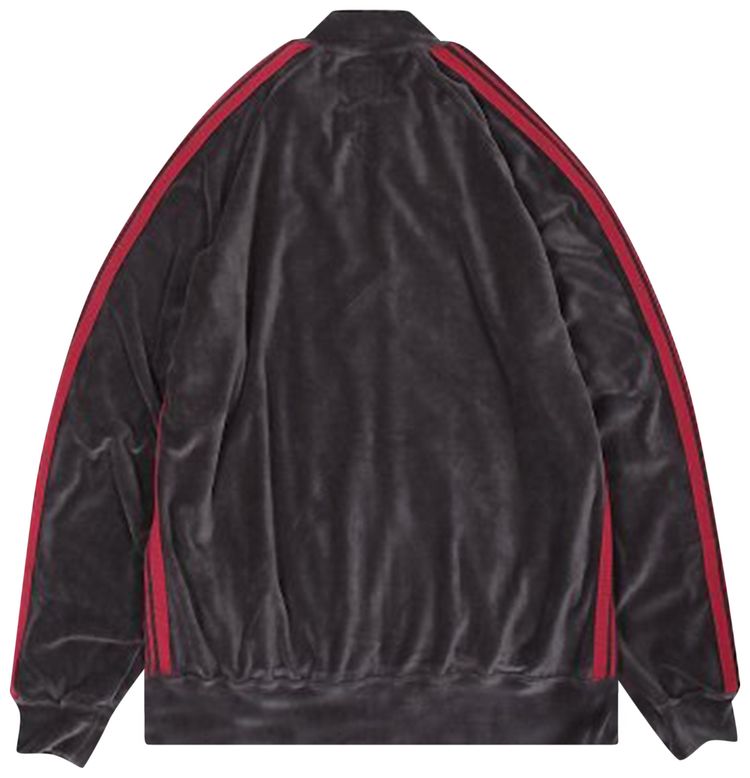 Needles Velour Track Jacket Charcoal