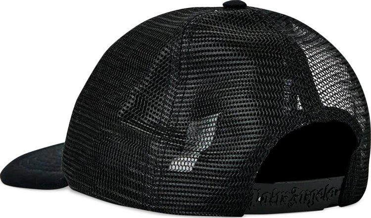 Palm Angels Paradise Palm Trucker Hat Black