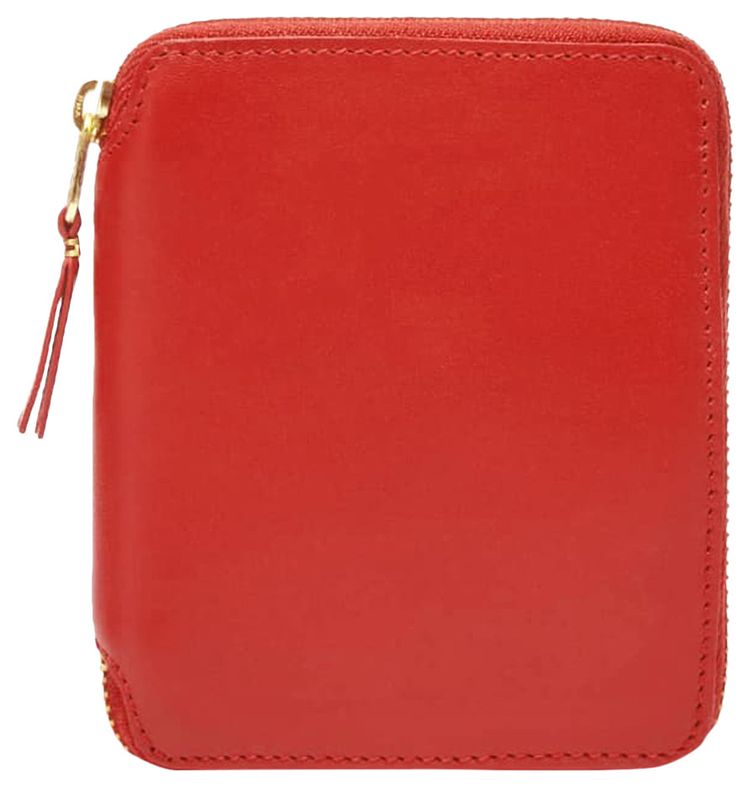 Comme des Garcons Classic Leather Line Zipper Wallet Orange