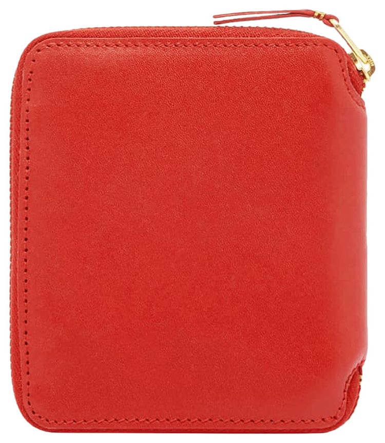 Comme des Garcons Classic Leather Line Zipper Wallet Orange