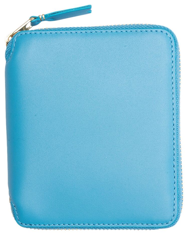 Comme des Garcons Classic Leather Line Zipper Wallet Blue