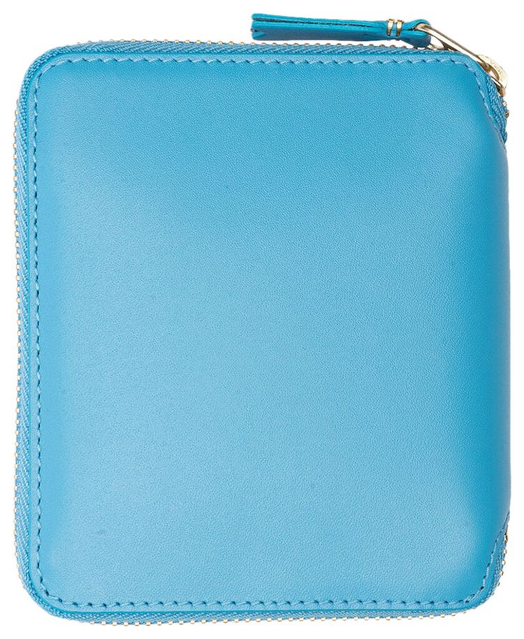 Comme des Garcons Classic Leather Line Zipper Wallet Blue