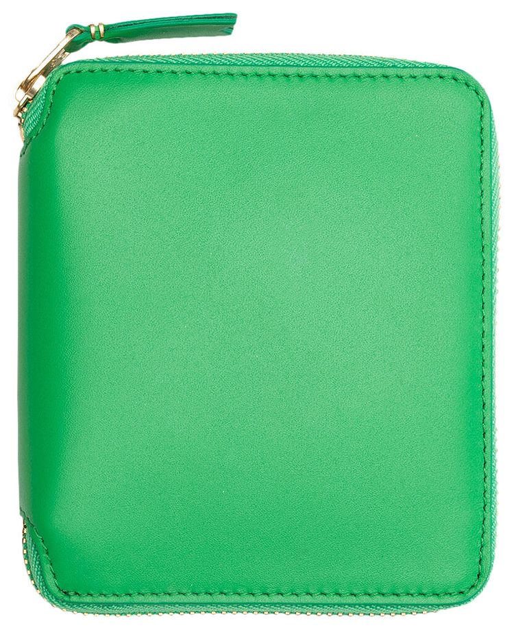 Comme des Garcons Classic Leather Line Zipper Wallet Green
