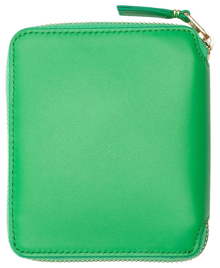 Comme des Garcons Classic Leather Line Zipper Wallet Green