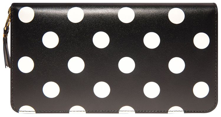 Comme des Garcons Polka Dots Wallet Black