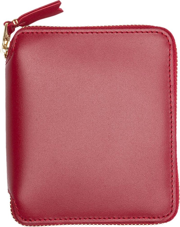 Comme des Garcons Classic Leather Line Zipper Wallet Red