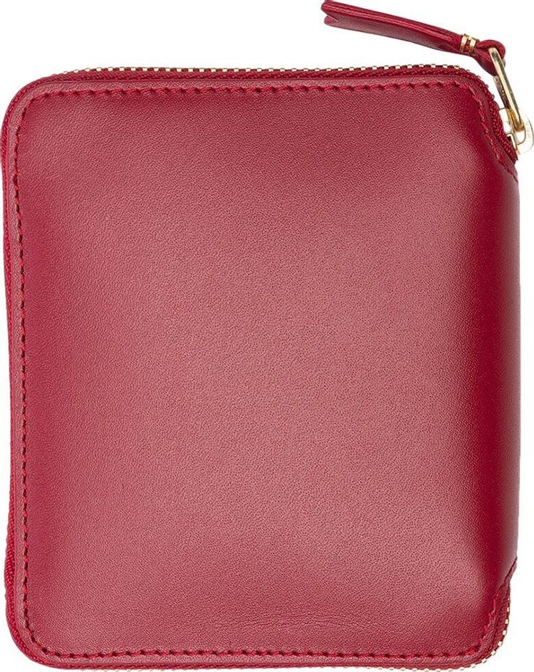 Comme des Garcons Classic Leather Line Zipper Wallet Red