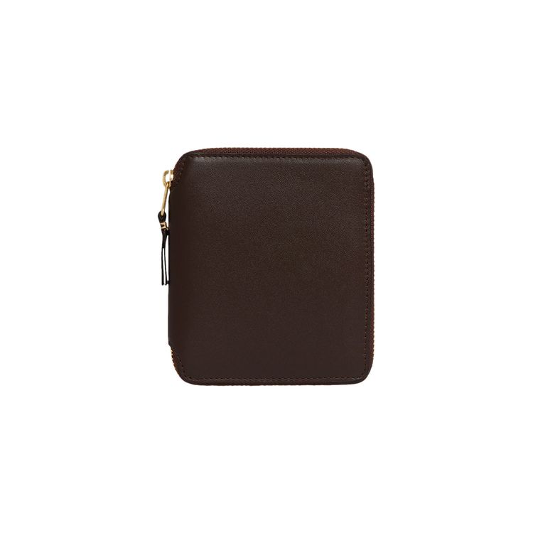 Comme des Garcons Classic Leather Line Zipper Wallet Brown