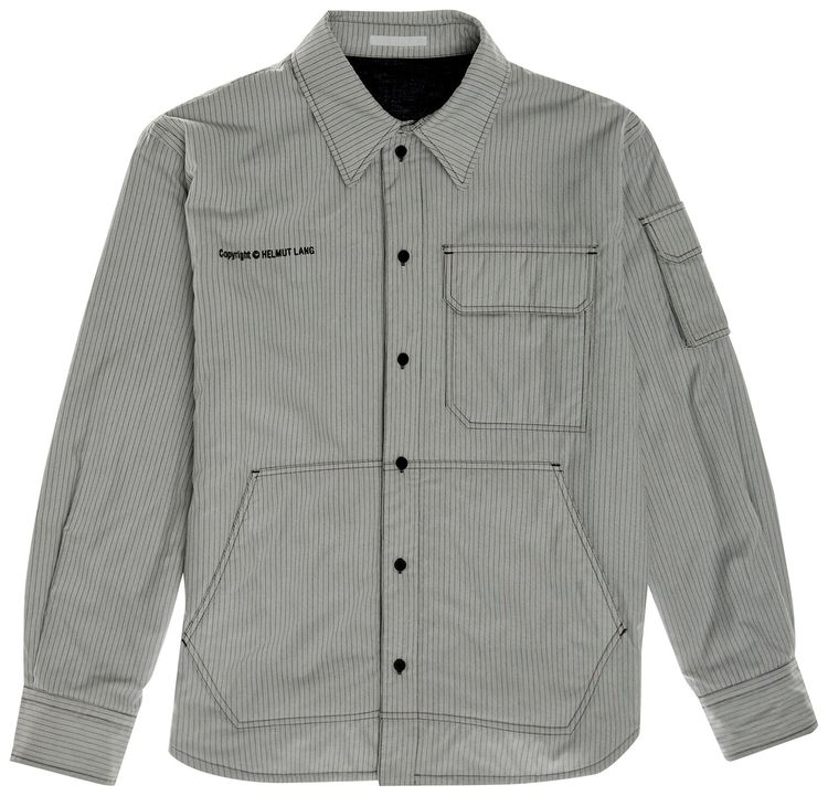 Helmut Lang Cargo Pocket Jacket BlackWhiteGrey