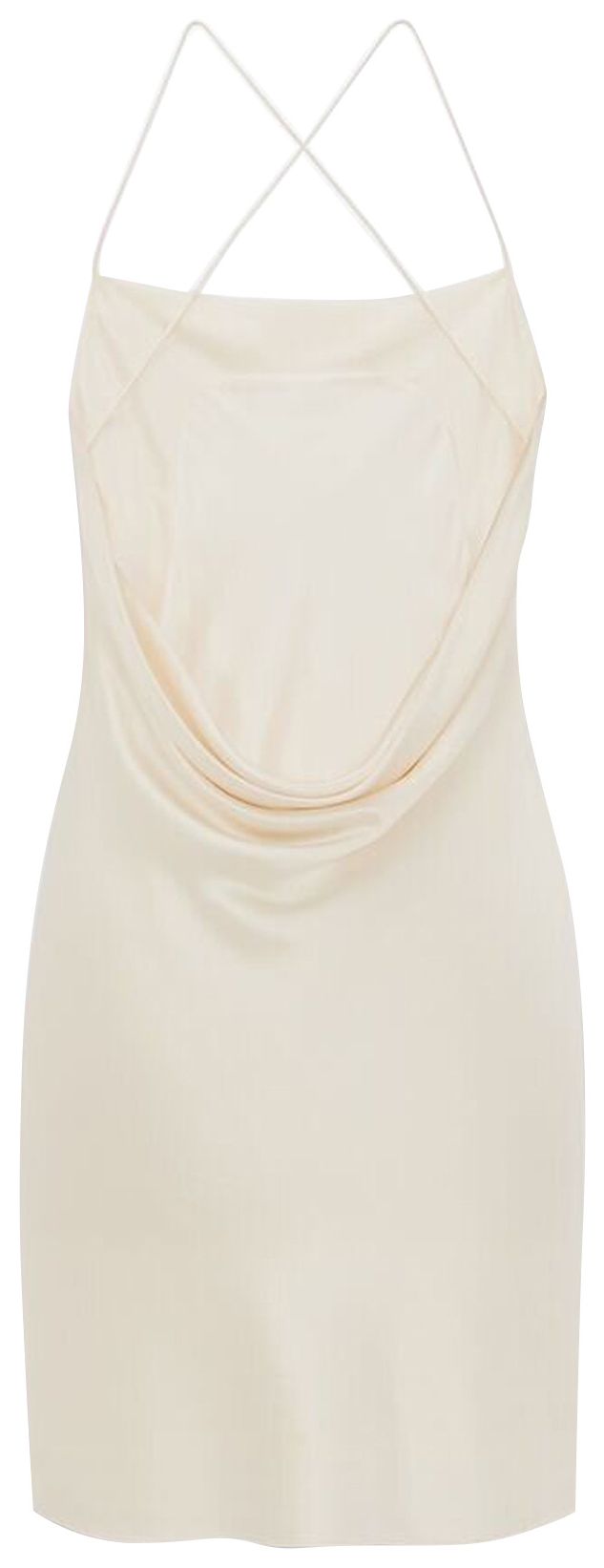 Saint Laurent Silk Slip dress Chalk