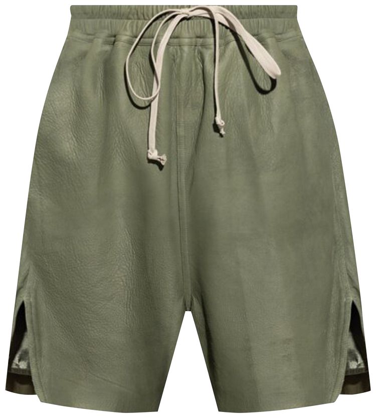 Rick Owens Leather Boxers Moss