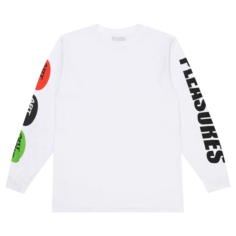 Pleasures Art News Long Sleeve White