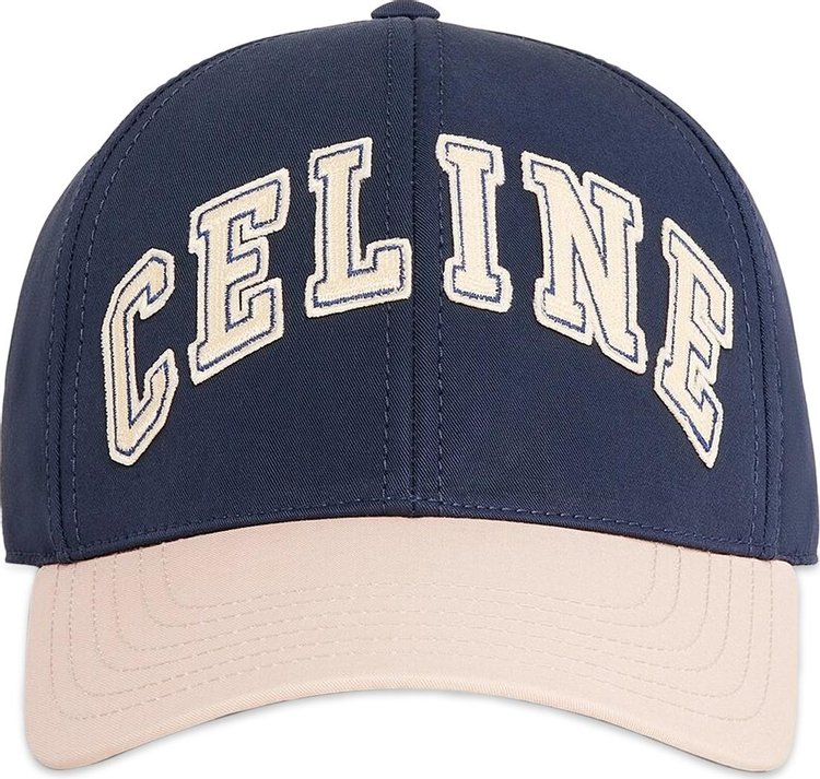 CELINE University Baseball Cap 'Navy/Cream'