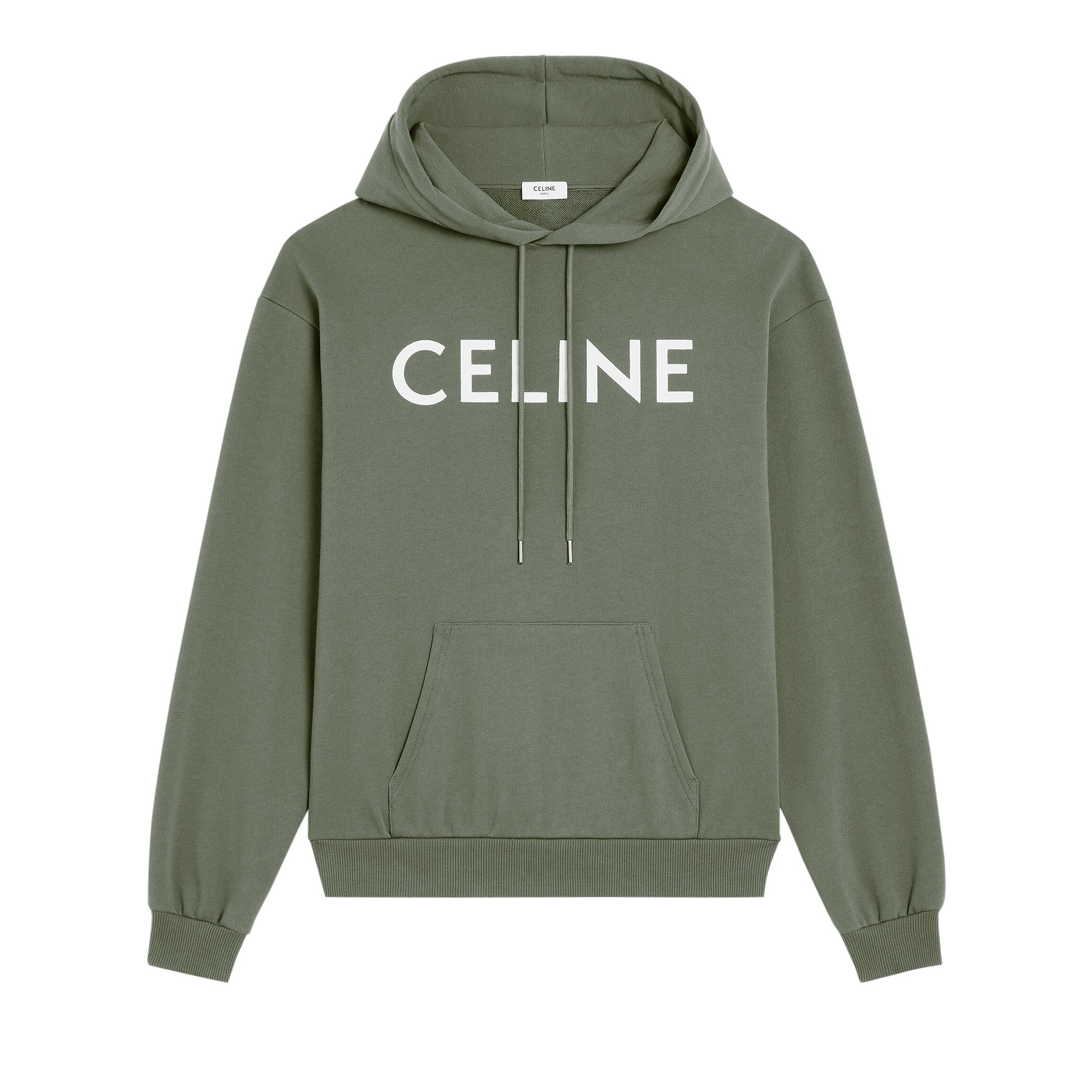 Buy CELINE Loose Sweatshirt 'Khaki/Off White'   2YQ KF   GOAT