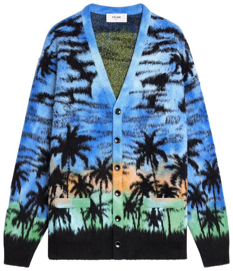 CELINE Sunset Cardigan 'Blue'