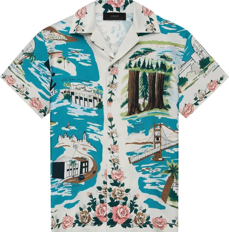 Amiri Hawaiian Bowling Shirt 'Multicolor'