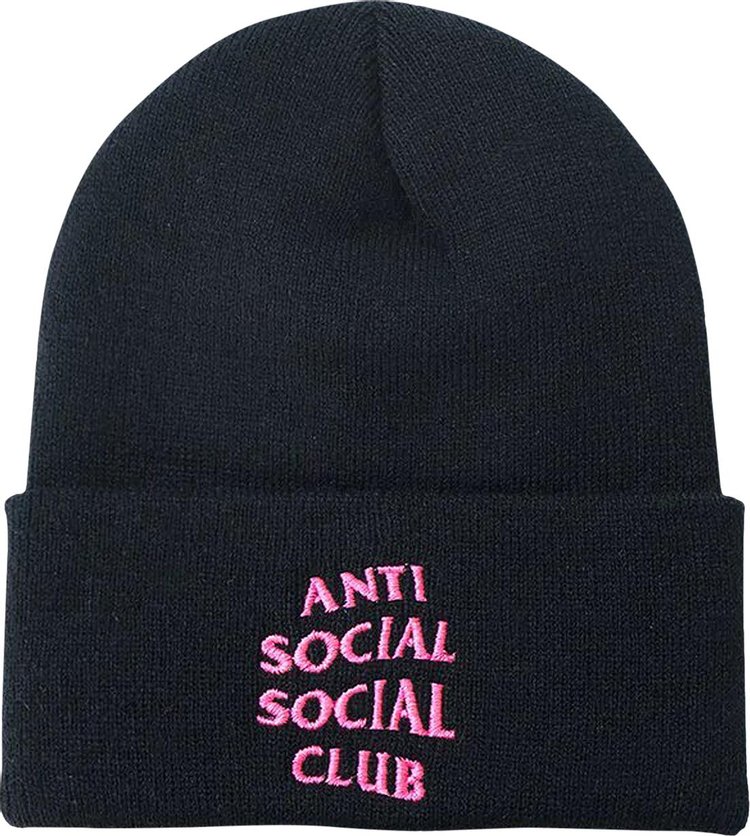 Anti Social Social Club Mr. Bean Knit Cap 'Black'