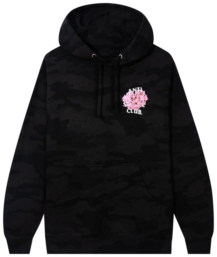 Anti Social Social Club All Rise Hoodie Black Camo
