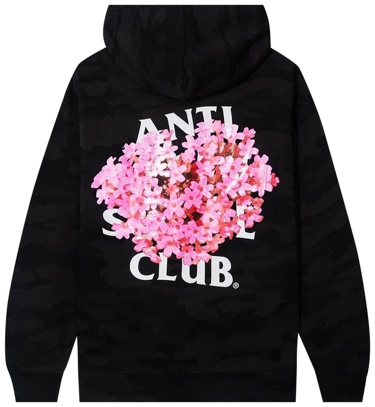 Anti Social Social Club All Rise Hoodie Black Camo