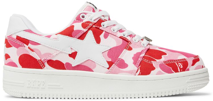 Bapesta Low ABC Camo   Pink