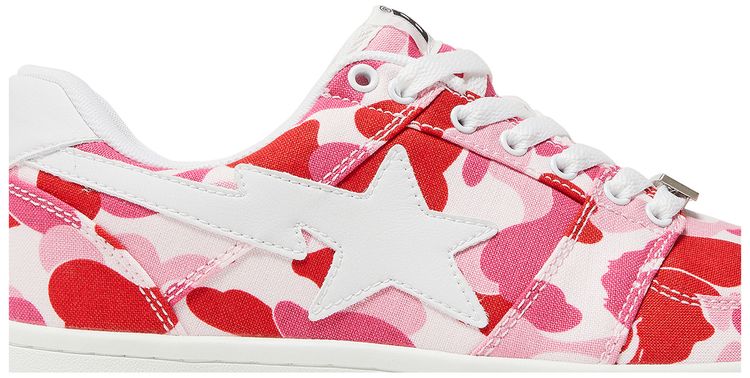 Bapesta Low ABC Camo   Pink