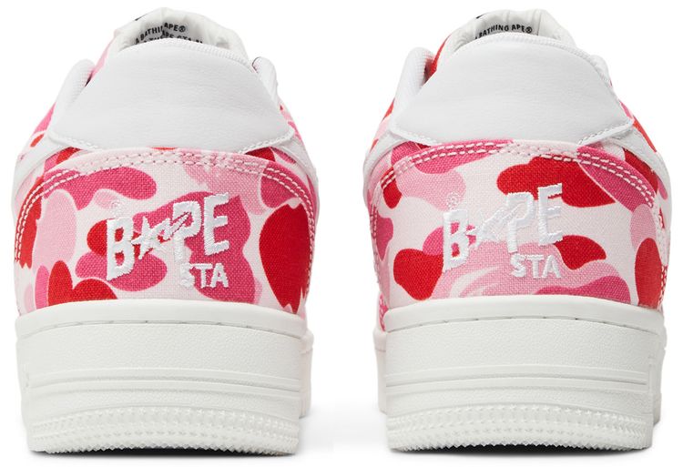 Bapesta Low ABC Camo   Pink