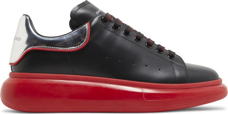Buy Alexander McQueen Oversized Sneaker 'Black Silver Lust Red