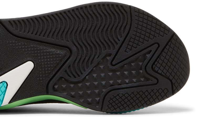 Puma RS X Highlighter Jr Castlerock Fluorescent Yellow