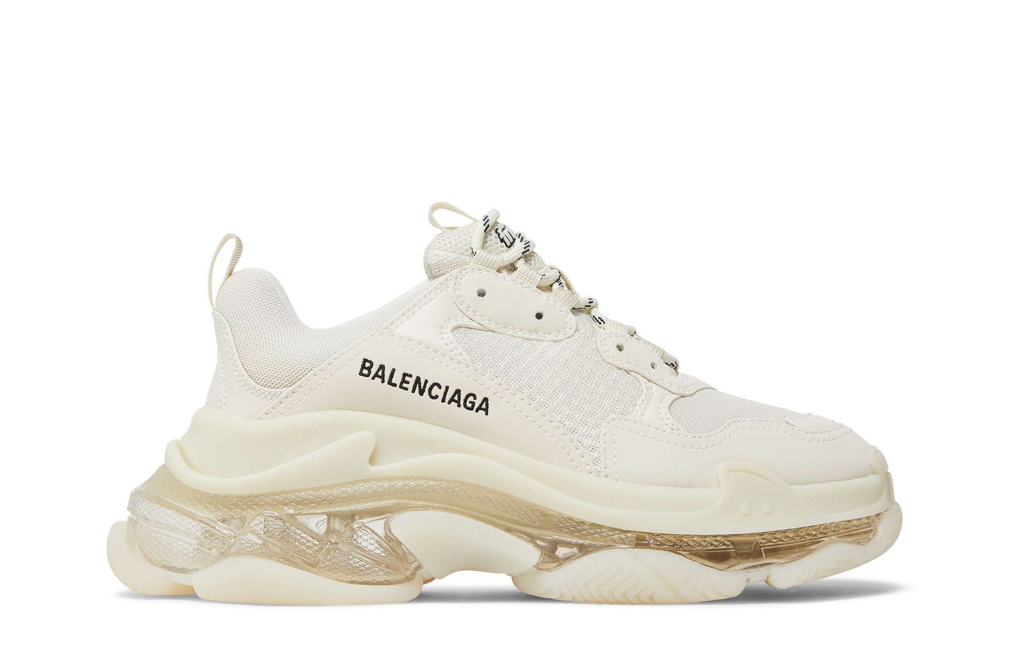 Balenciaga Wmns Triple S Sneaker 'Clear Sole - Eggshell'