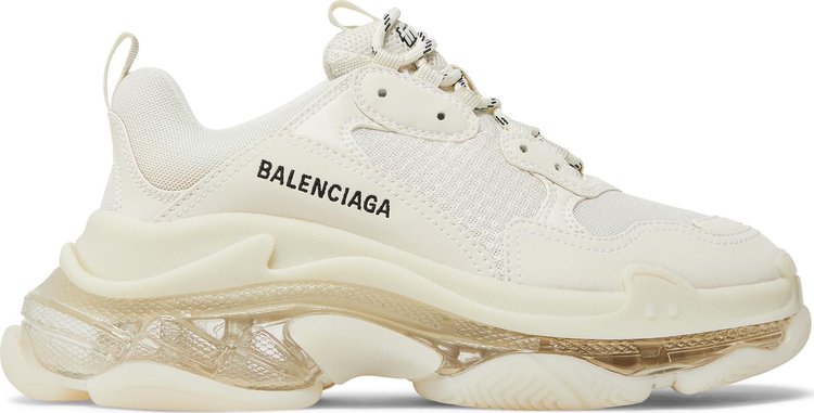 Balenciaga Wmns Triple S Sneaker 'Clear Sole - Eggshell'