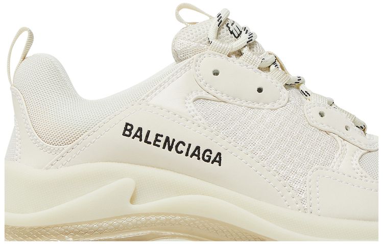 Balenciaga Wmns Triple S Sneaker Clear Sole   Eggshell
