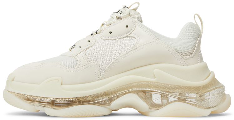 Balenciaga Wmns Triple S Sneaker Clear Sole   Eggshell