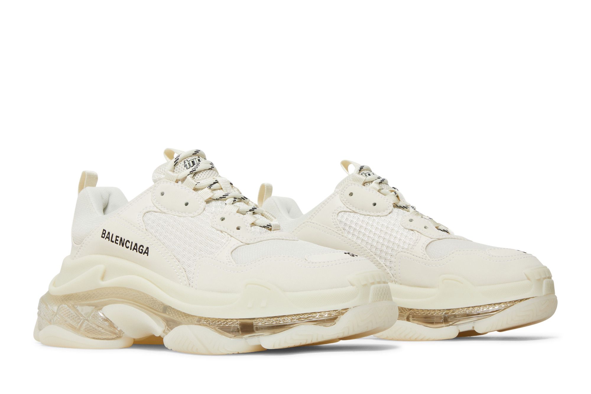 Womens white balenciaga triple s online