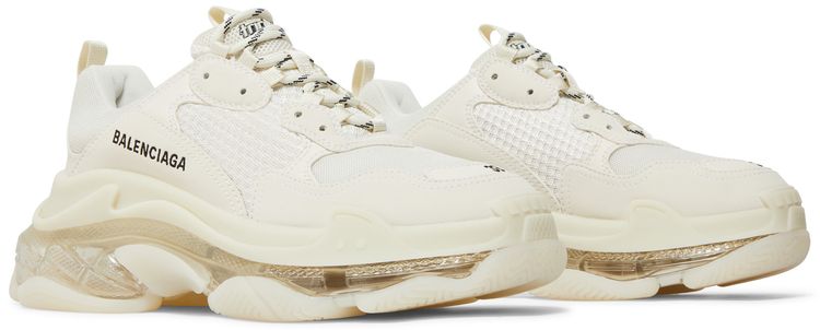 Balenciaga Wmns Triple S Sneaker Clear Sole   Eggshell