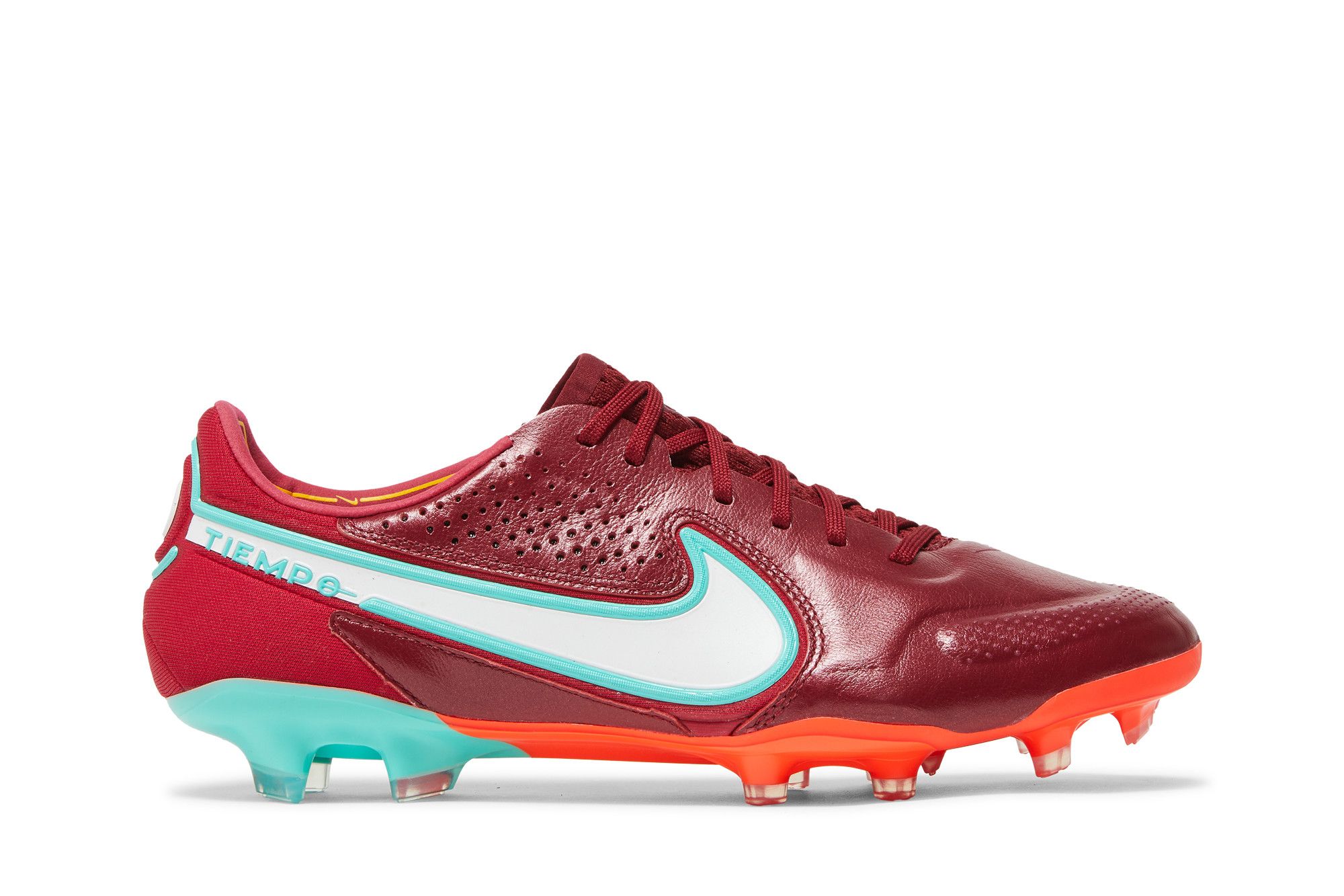 Size 10.0 Tiempo Legend 9 Elite FG 'Team Red Mystic Hibiscus'