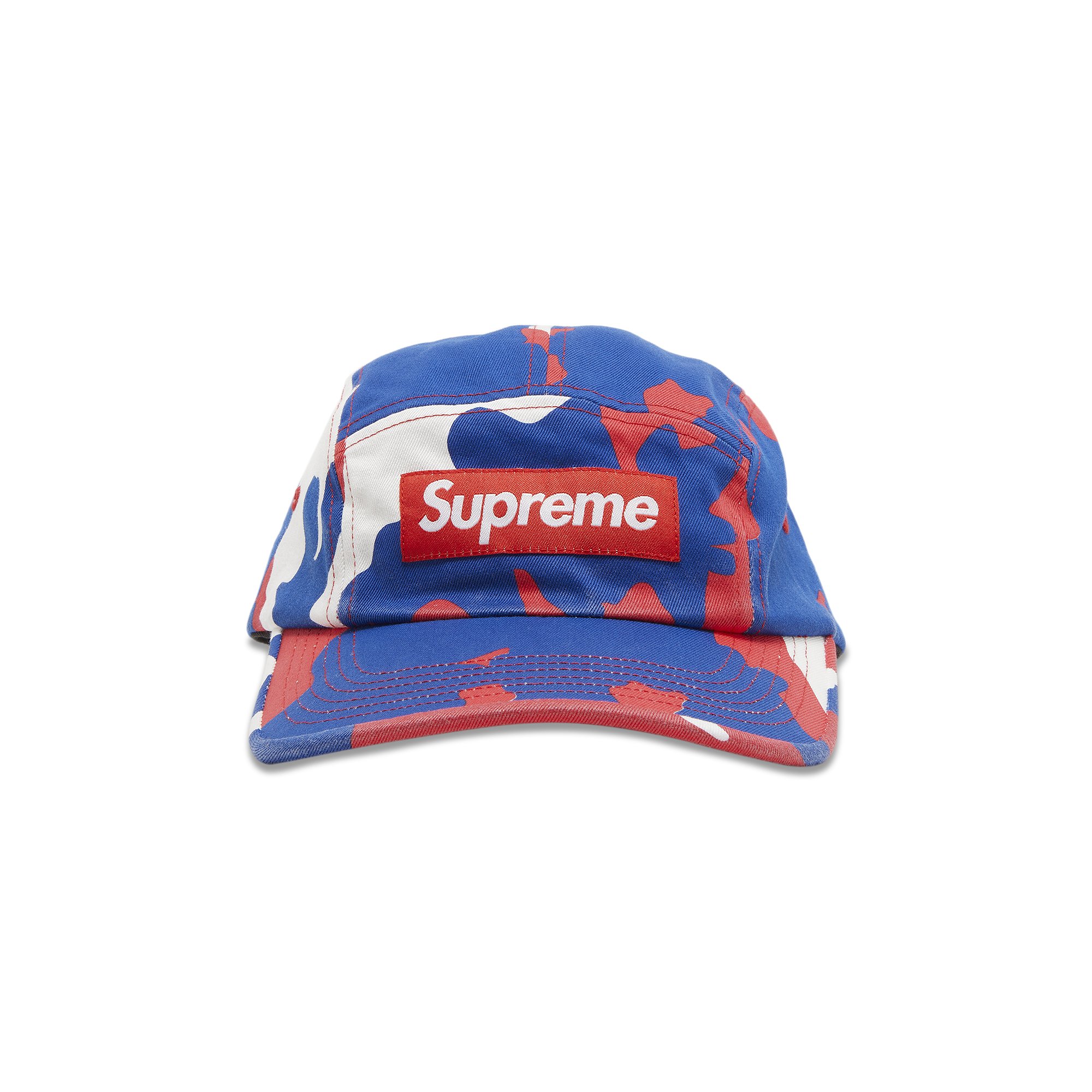Buy Supreme Washed Chino Twill Camp Cap 'Red Camo' - SS22H106 RED