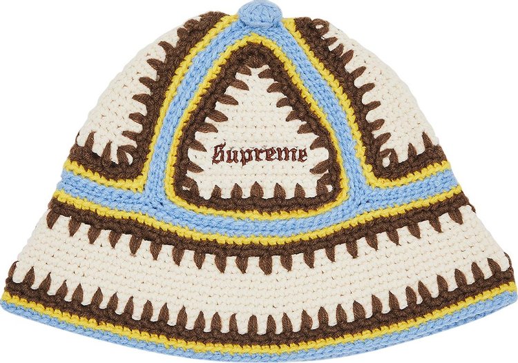 Supreme Crochet Edge Ball Hat 'Natural'