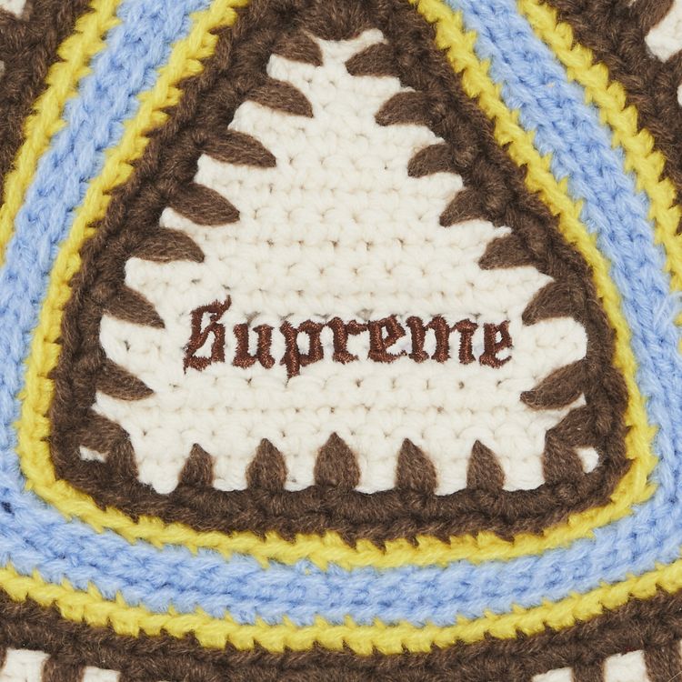 Supreme Crochet Edge Ball Hat Natural