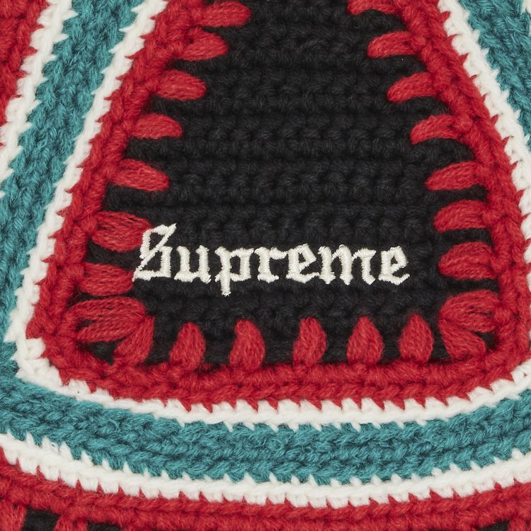 Supreme Crochet Edge Ball Hat Black