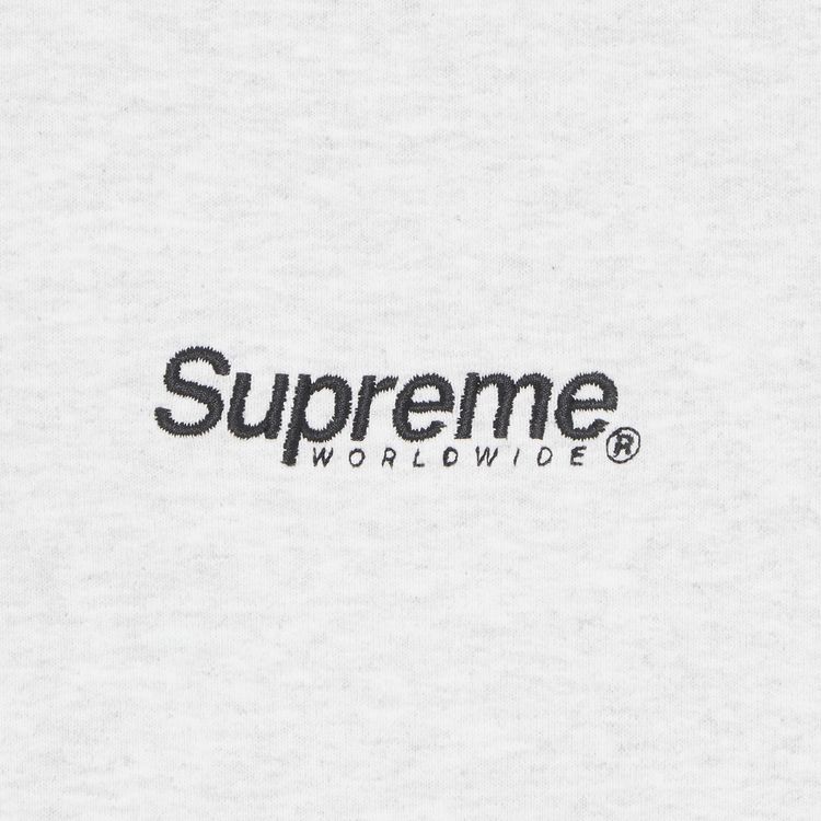 Supreme Worldwide Hooded Sweatshirt Ash Grey