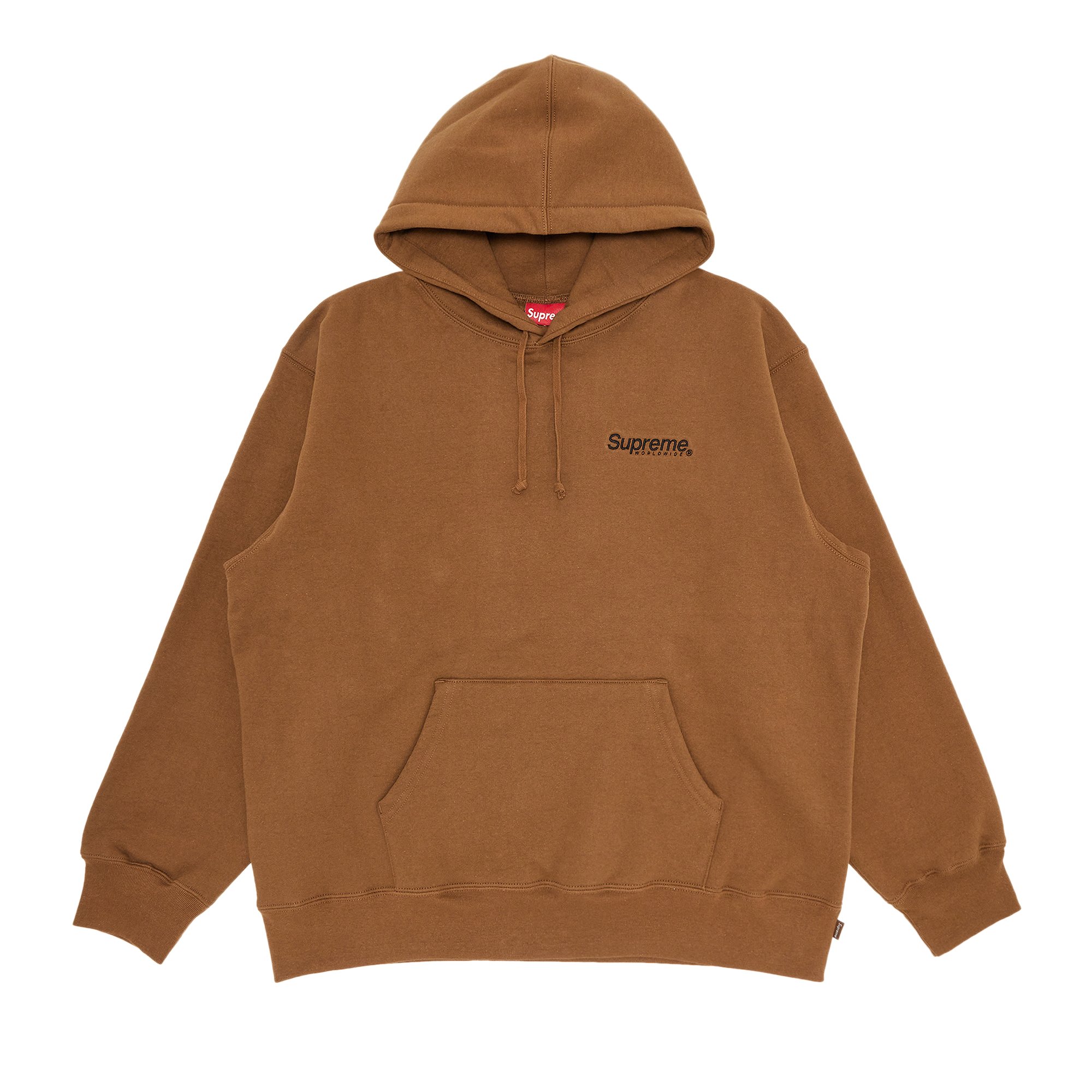 Supreme Worldwide Hooded Sweatshirt 'Olive Brown'