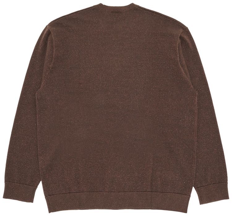 Supreme Metallic Long Sleeve Top Brown