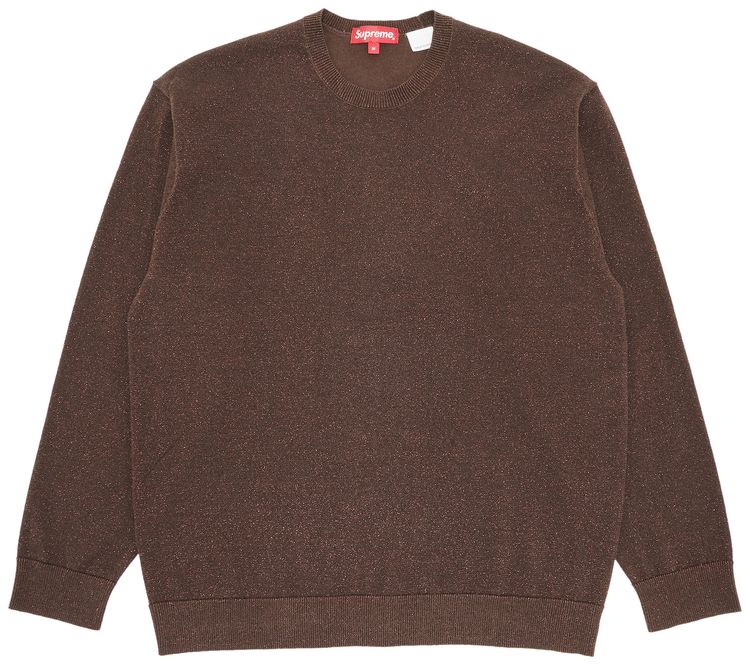Supreme Metallic Long Sleeve Top Brown