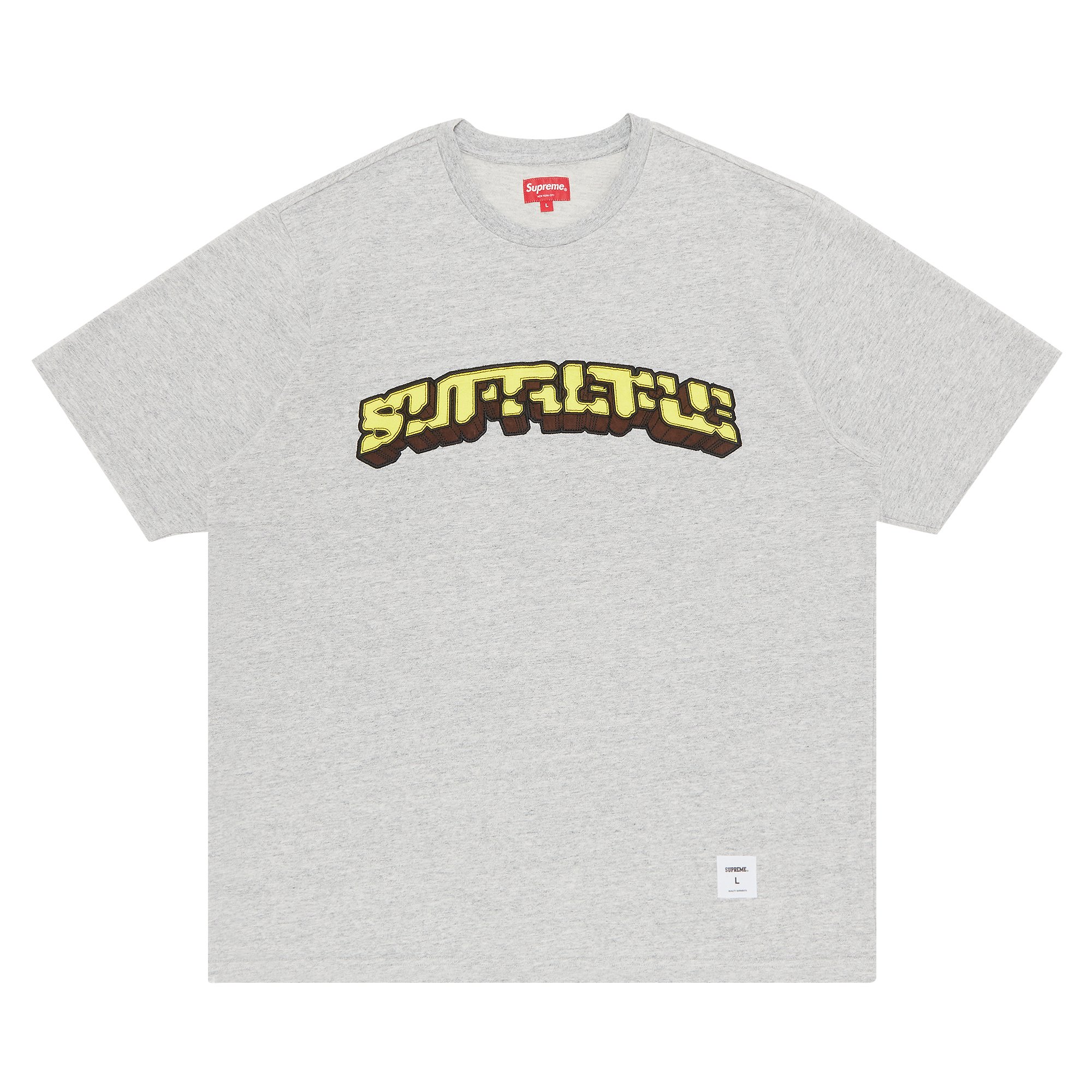 Supreme Block Arc Short-Sleeve Top 'Heather Grey'