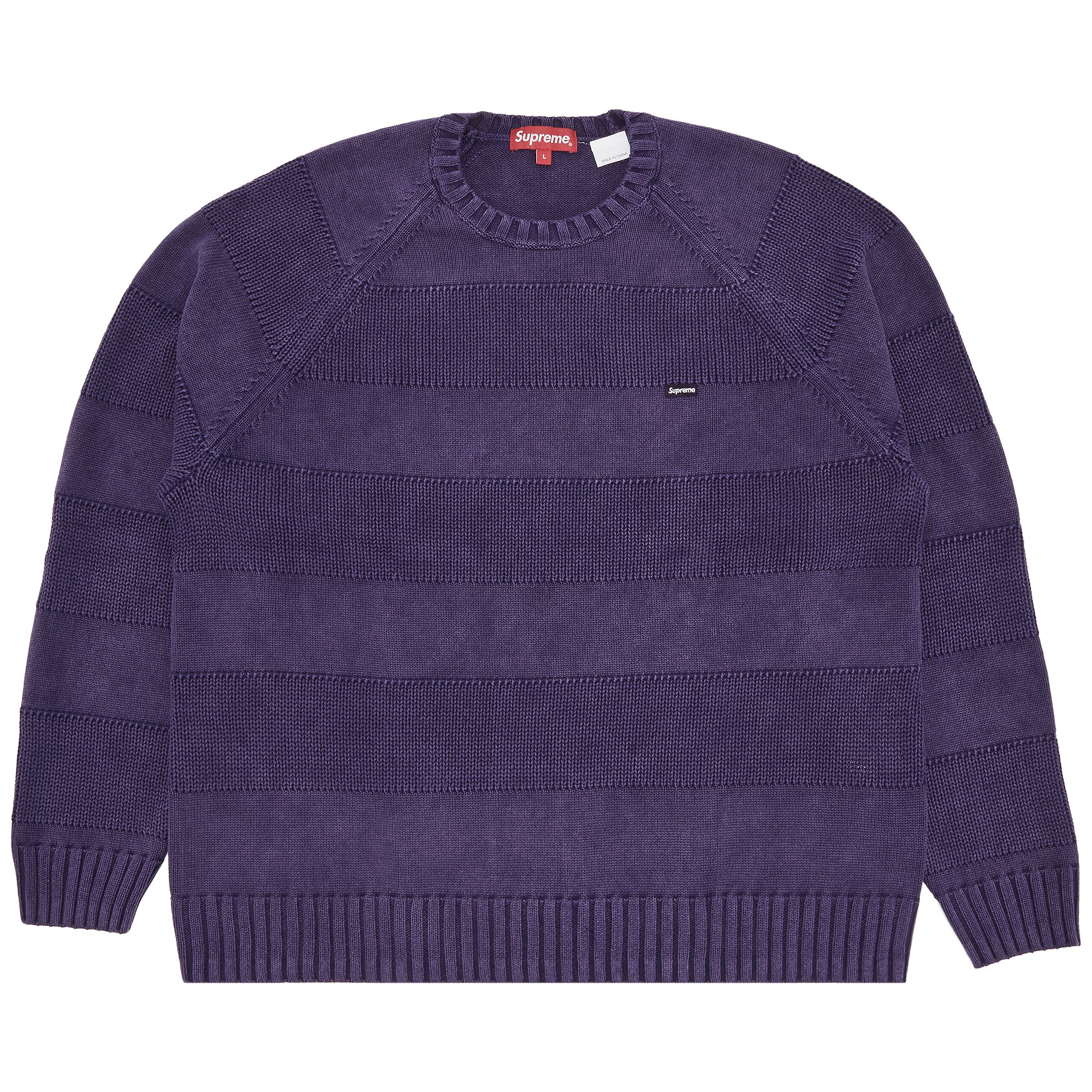 Buy Supreme Small Box Stripe Sweater 'Purple' - SS23SK2 PURPLE