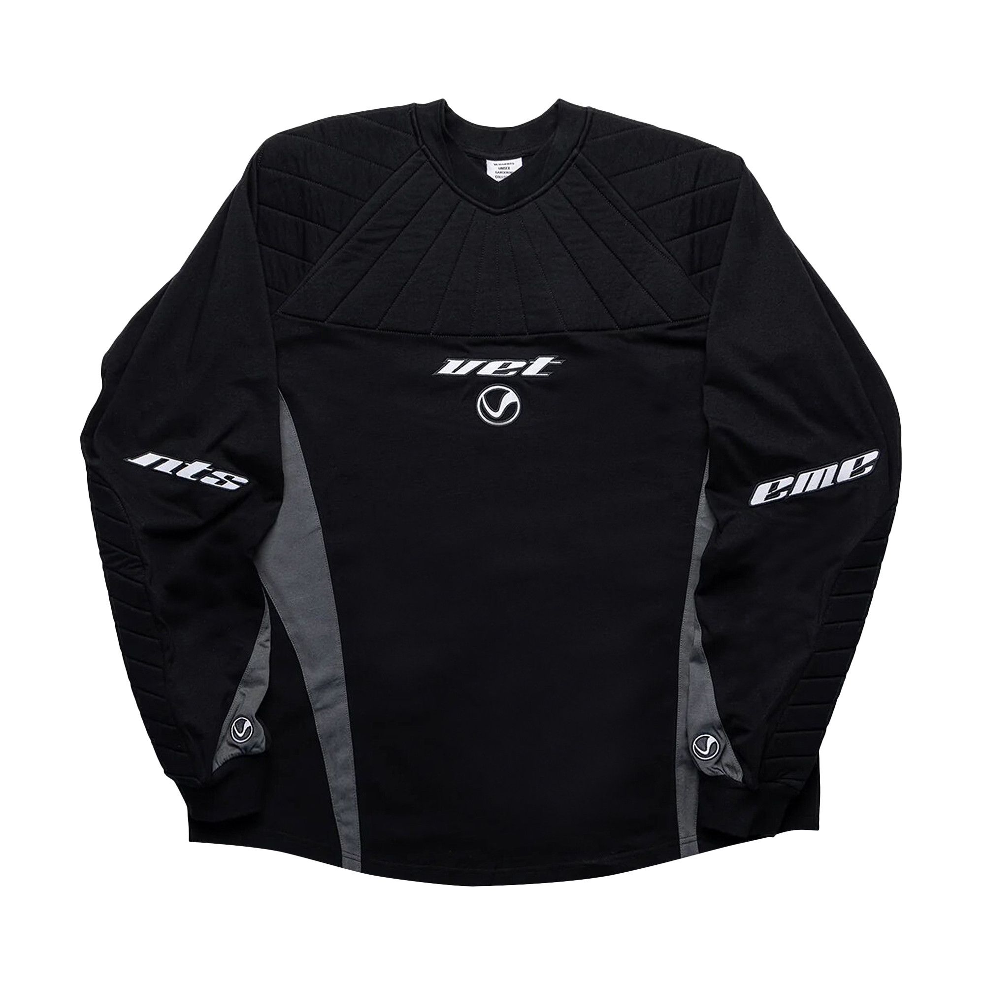 Buy Vetements Gamer Padded Long-Sleeve T-Shirt 'Black
